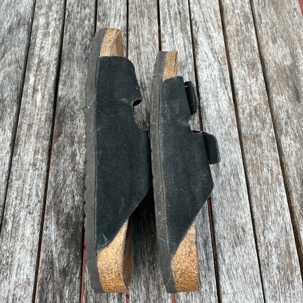 Black suede Arizona Birkenstock 40 - Picture 2 of 8